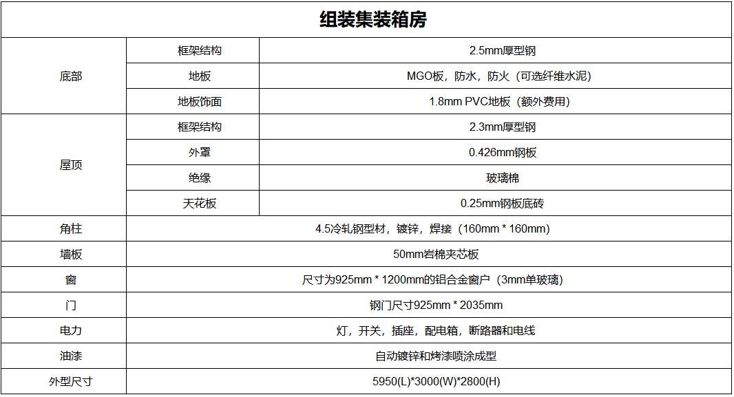 集装箱活动房