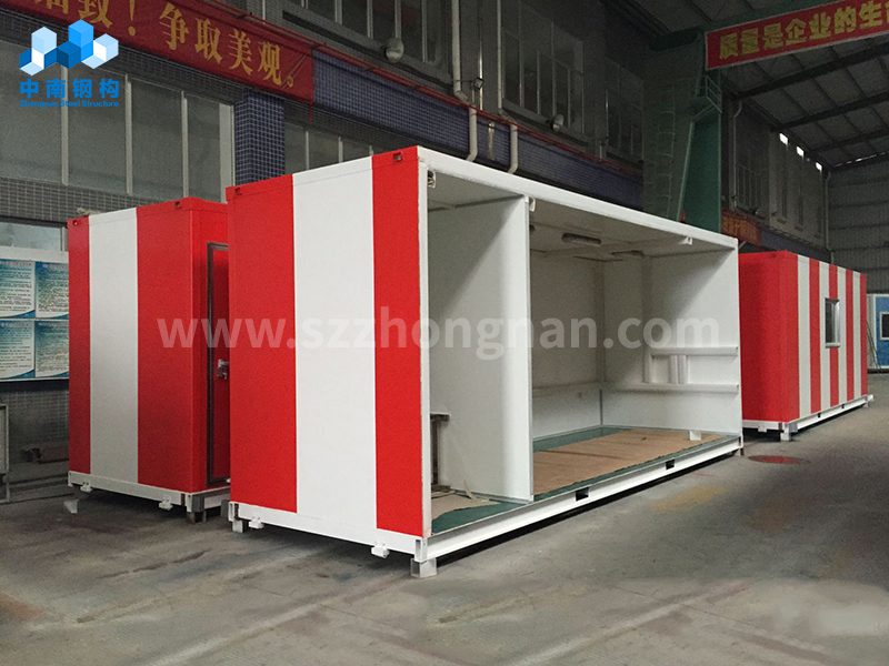 集装箱活动房岩棉夹芯板的防火特性介绍